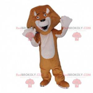 Mascot Alex, famous lion from Madagascar cartoon -