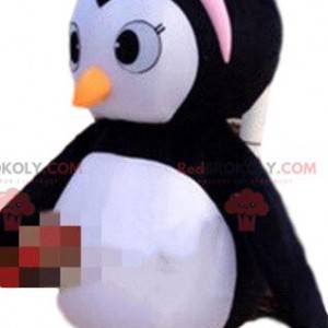 Mascota de pingüino, disfraz de pingüino, disfraz de témpano de