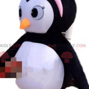 Penguin maskot, pingvin kostym, isflak förklädnad -