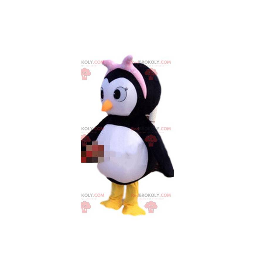 Mascotte del pinguino, costume del pinguino, travestimento del