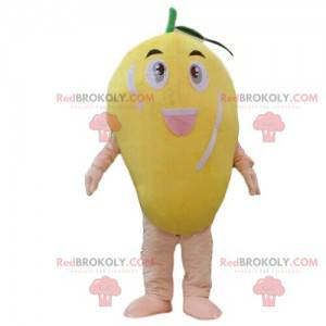 Mango mascot, fruit costume, exotic fruit disguise -