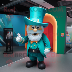 Blågrønn Leprechaun Hat...