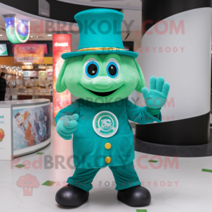 Blågrøn Leprechaun Hat...