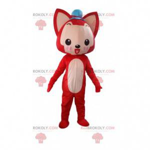 Mascotte de renard, costume de renard, déguisement de chien -