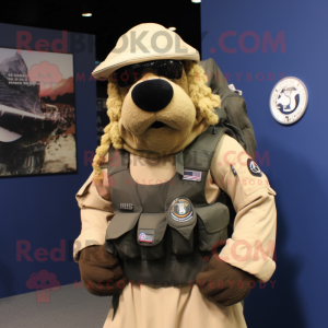 Navy Seal mascotte kostuum...