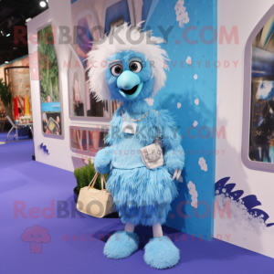 Sky Blue Emu mascotte...