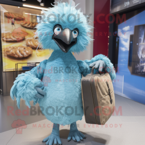 Sky Blue Emu mascotte...