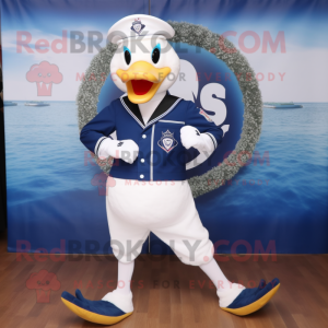 Navy Swans maskot kostyme...