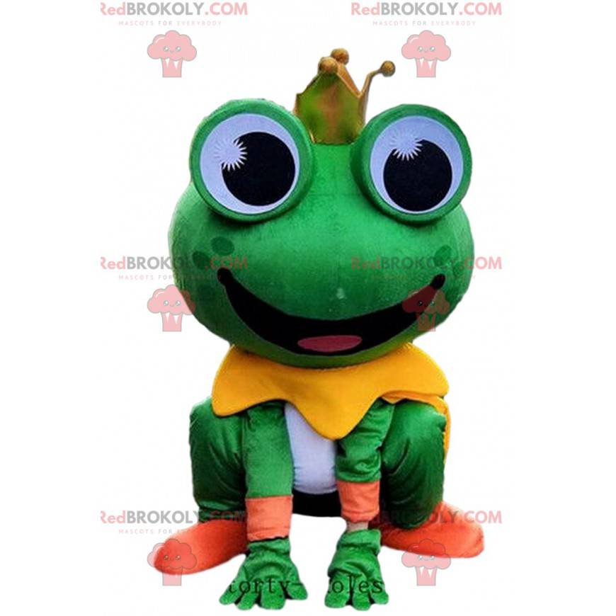 Divertente mascotte rana, divertente costume da rana -