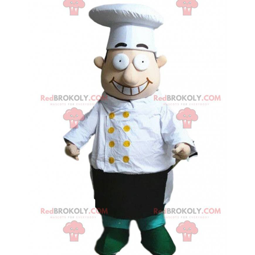 Maskot šéfkuchaře, kostým restauratéra - Redbrokoly.com Maskot šéfkuchaře, kostým restauratéra - Redbrokoly.com