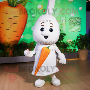 White Carrot mascotte...