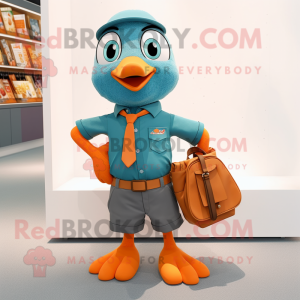 Teal Orange mascotte...