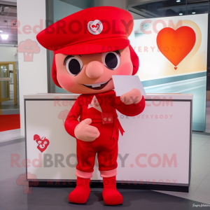 Postava maskota maskota Red...