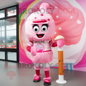 Pink Ice Cream mascotte...