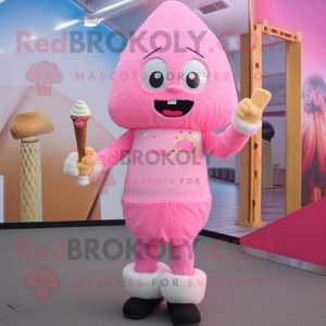 Pink Ice Cream mascotte...