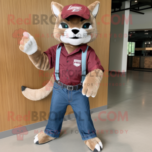 Maroon Bobcat mascotte...