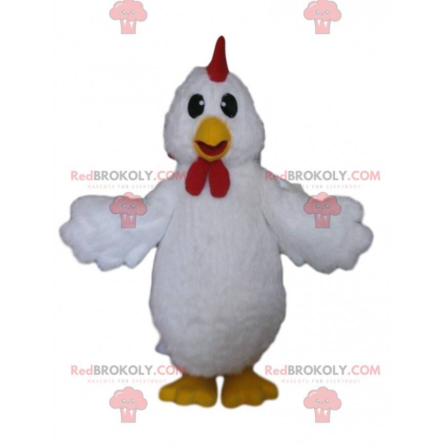 Mascote de frango, fantasia de frango, fantasia de fazenda -