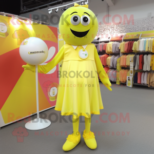 Lemon Yellow Juggle maskot...