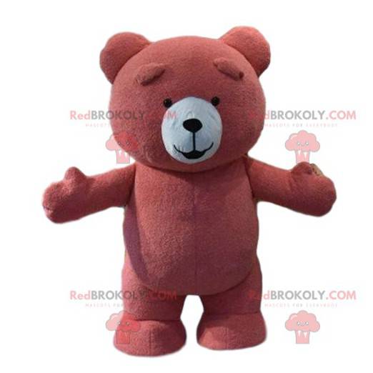 Green teddy bear mascot, teddy bear costume - Redbrokoly.com