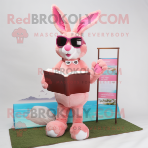 Pink Wild Rabbit mascotte...