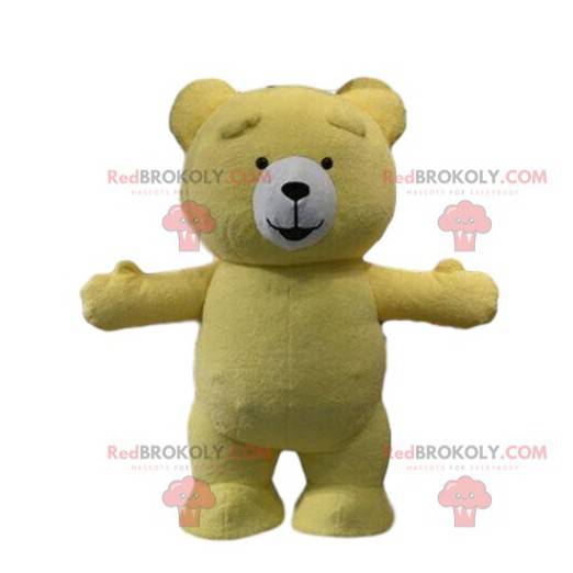 Yellow teddy bear costume, teddy bear costume - Redbrokoly.com