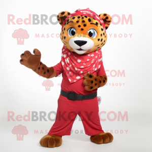 Red Cheetah mascotte...