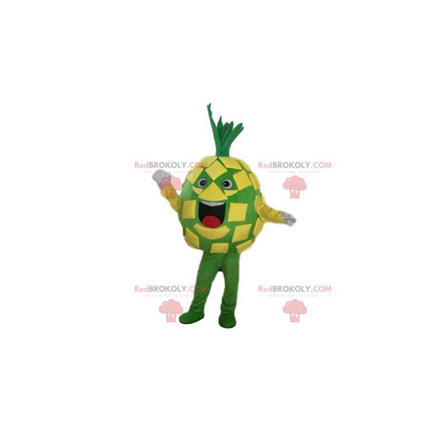 Mascotte d'ananas, costume de fruit, déguisement exotique -