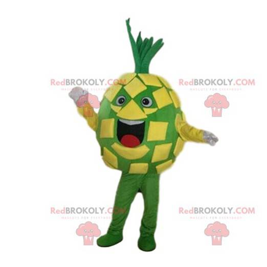 Mascotte d'ananas, costume de fruit, déguisement exotique -