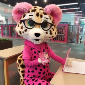 Pink Cheetah mascotte...