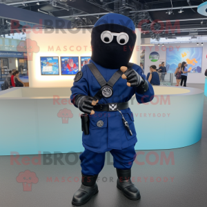 Navy Ninja mascotte kostuum...