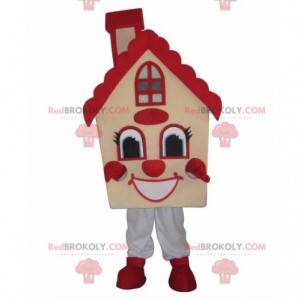 Gelbes Hausmaskottchen, Wohnkostüm, Riesenhaus - Redbrokoly.com