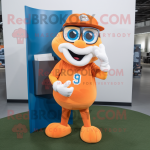Personaje de mascota Orange...