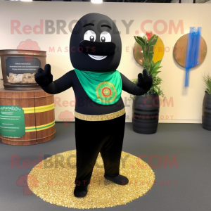 Black Pot Of Gold maskot...