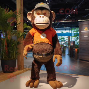 Rust Chimpansee mascotte...