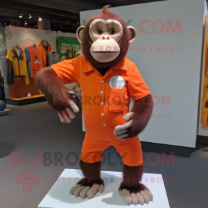 Rust Chimpansee mascotte...