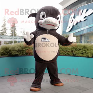 Brown Killer Whale mascotte...