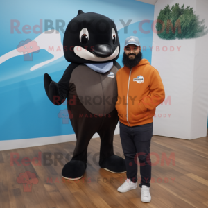 Brown Killer Whale mascotte...