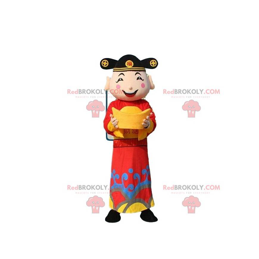 Asian man costume, god of wealth costume - Redbrokoly.com