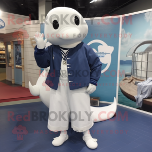 Navy Beluga Whale maskot...