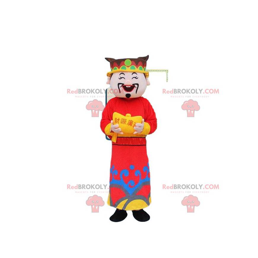 Aziatische mascotte, Chinese man, god van rijkdom -