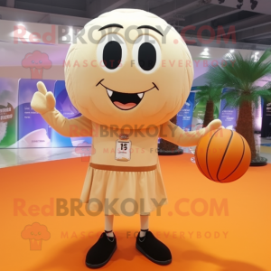 Beige Basketballball...