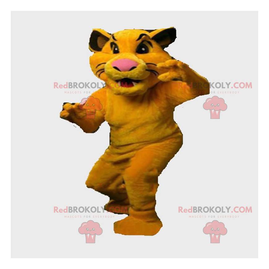 Mascotte Simba, de leeuwenkoning. Simba-kostuum, Nala - Mascotte Simba, de leeuwenkoning. Simba-kostuum, Nala -