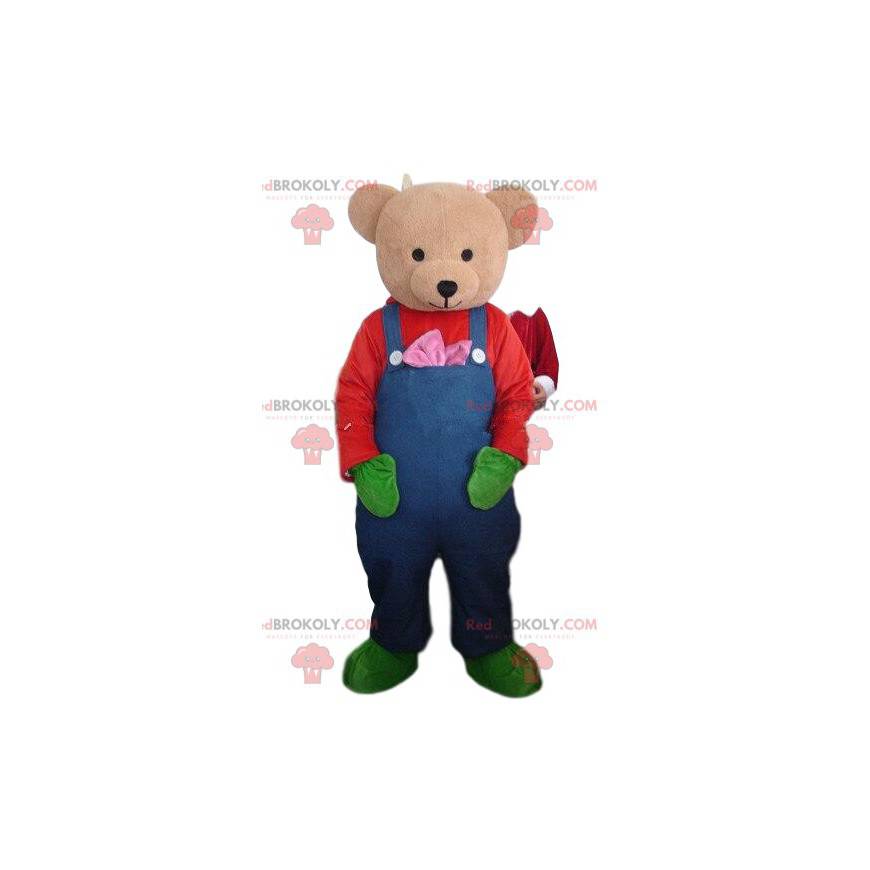 Mascotte orsacchiotto, costume da orso bruno - Redbrokoly.com