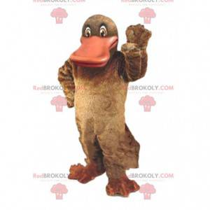 Mascota del ornitorrinco, disfraz de pato, animal de río -