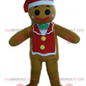 Gingerbread karakter maskot, slik kostume - Redbrokoly.com