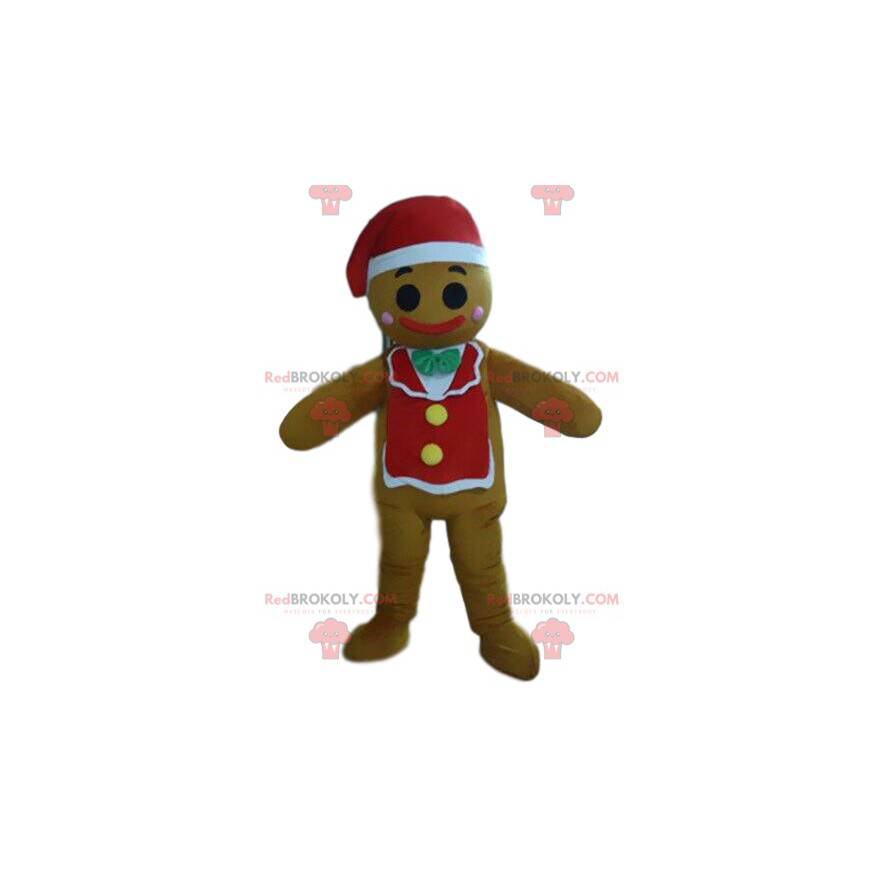 Gingerbread karakter maskot, slik kostume - Redbrokoly.com