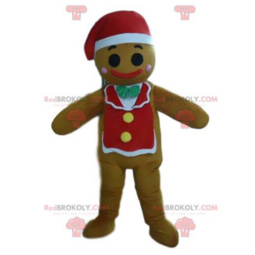 Gingerbread karakter maskot, slik kostume - Redbrokoly.com