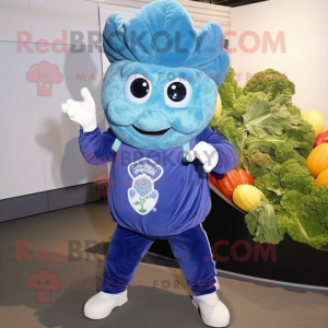 Blue Cauliflower mascotte...