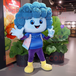 Blue Cauliflower mascotte...