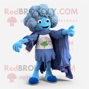 Blue Cauliflower mascotte...